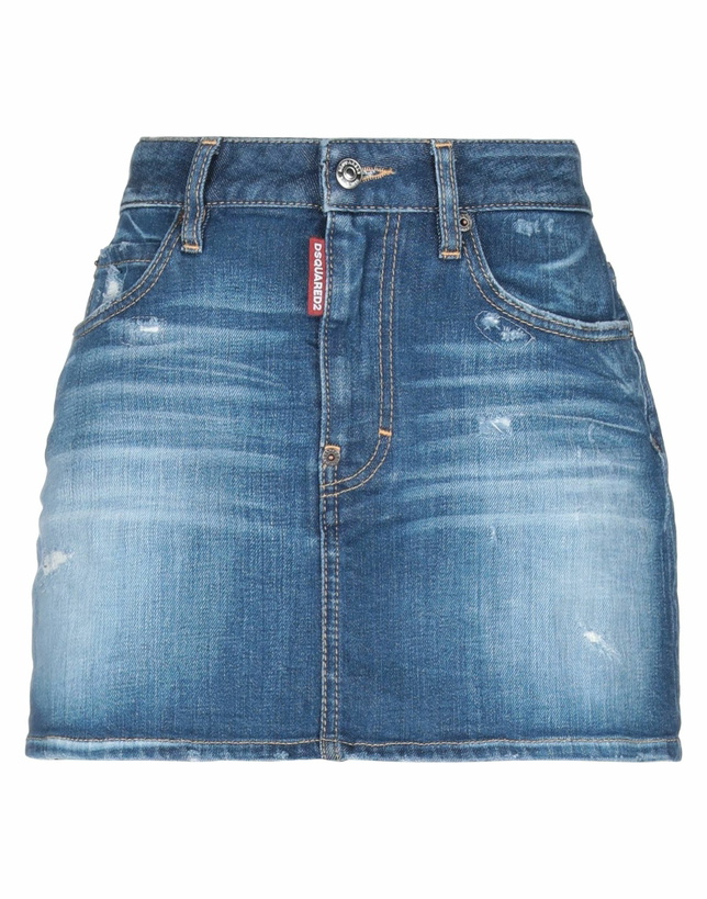 Photo: Dsquared2 Womens Denim skirt in Blue
