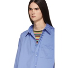 Marni Blue Jersey Pocket Shirt