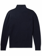 NN07 - Clark Wool Mock-Neck Sweater - Blue