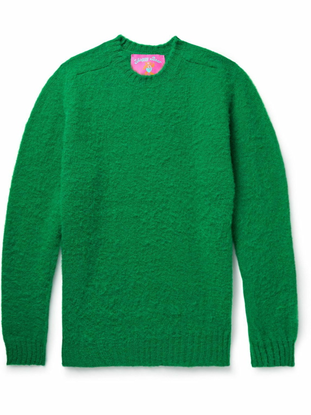 Photo: Howlin' - Shaggy Bear Brushed-Wool Sweater - Green