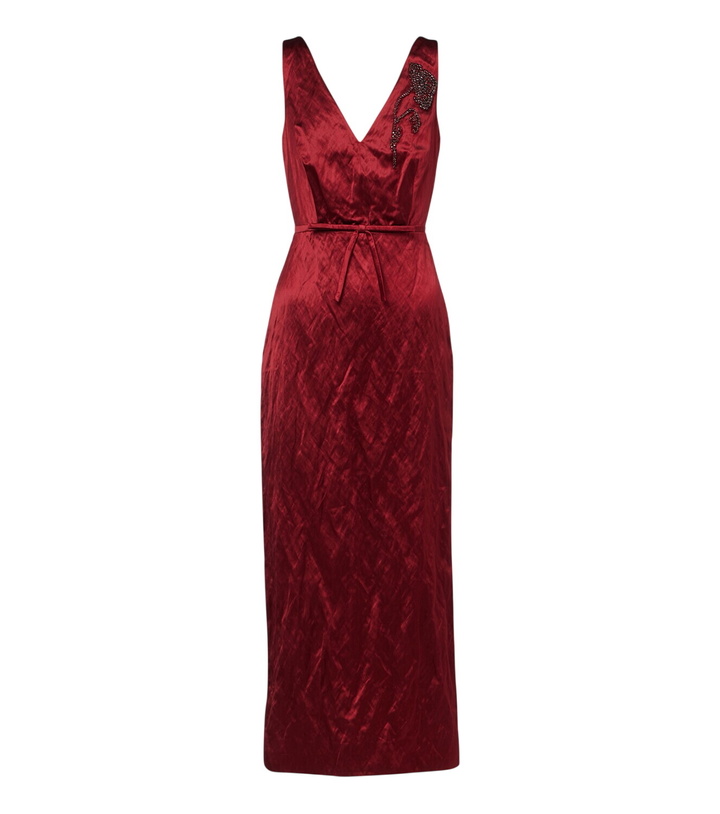 Photo: Erdem Embellished satin cocktail dress
