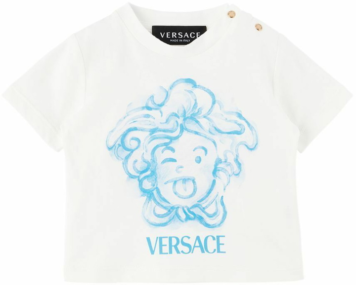 Photo: Versace Baby White Medusa T-Shirt