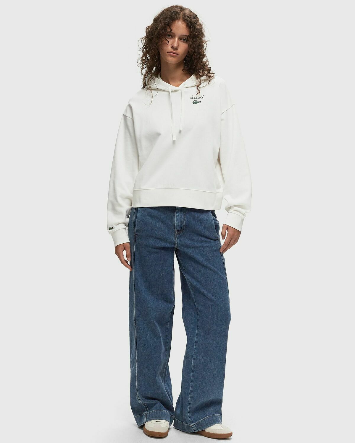 Lacoste Sweatshirt White Hoodies