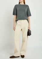 Extreme Cashmere N°454 Scott Cashmere-blend top - Dark Grey - One Size