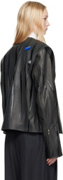 ADER error Black Product. 14 Leather Jacket