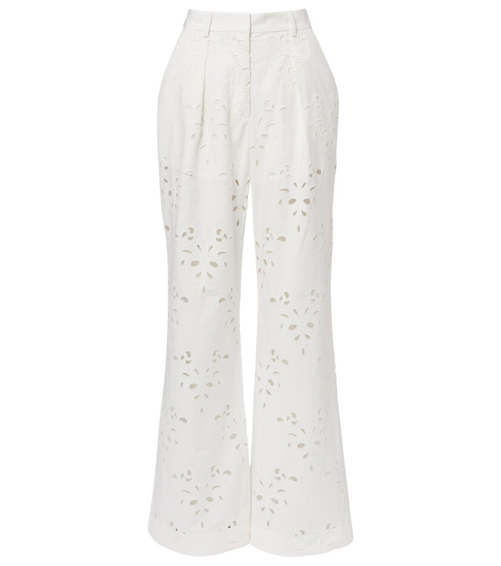 Photo: Rebecca Vallance Artesan broderie anglaise flared pants