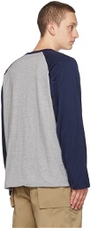 Pilgrim Surf + Supply Gray Geoffrey Reversible Long Sleeve T-Shirt