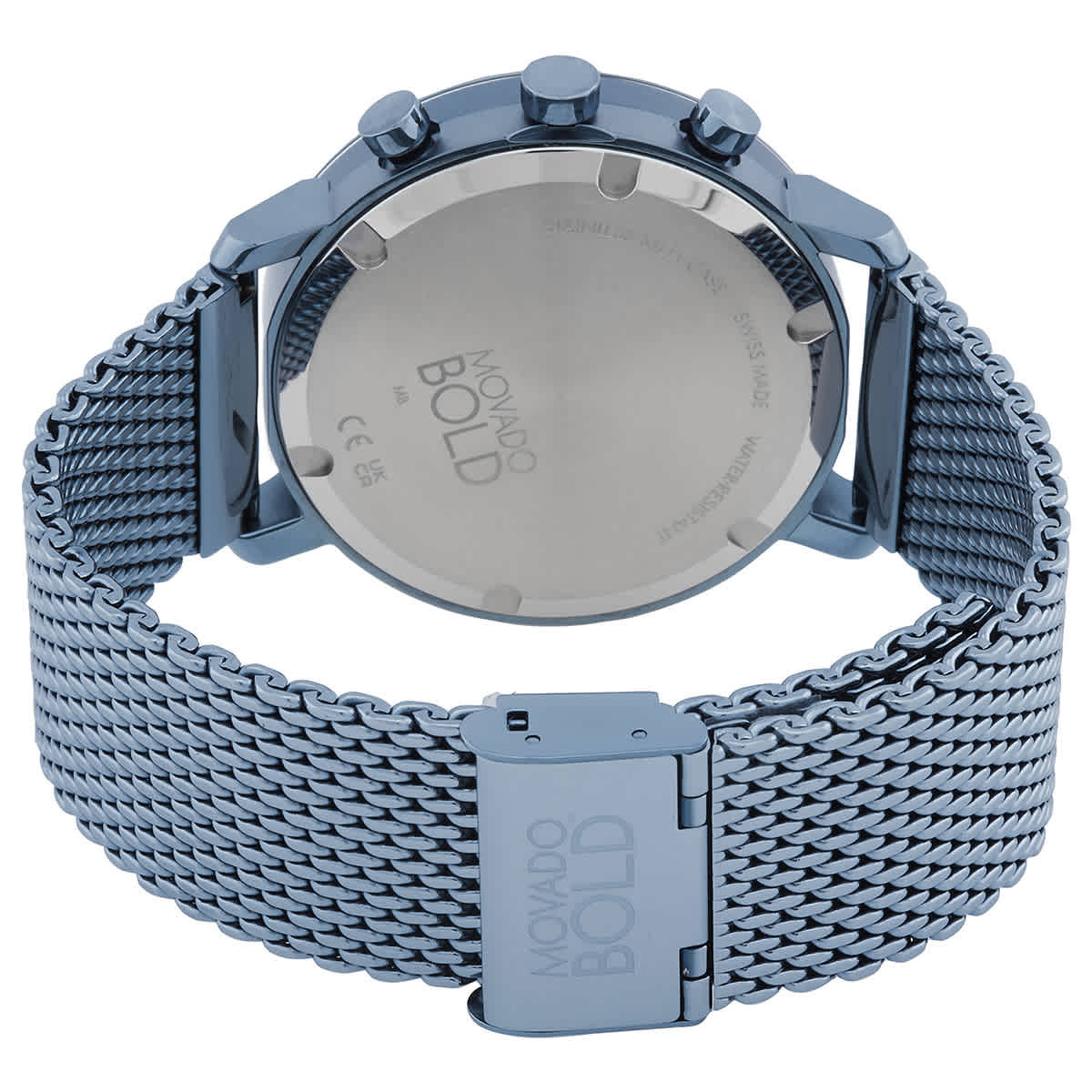 Movado Bold Chronograph Quartz Blue Dial Mens Watch 3600809 