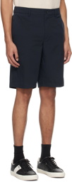 BOSS Navy Stretch Shorts