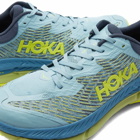 Hoka One One Men's Mafate Speed 4 Sneakers in Stone Blue/Dark Citron