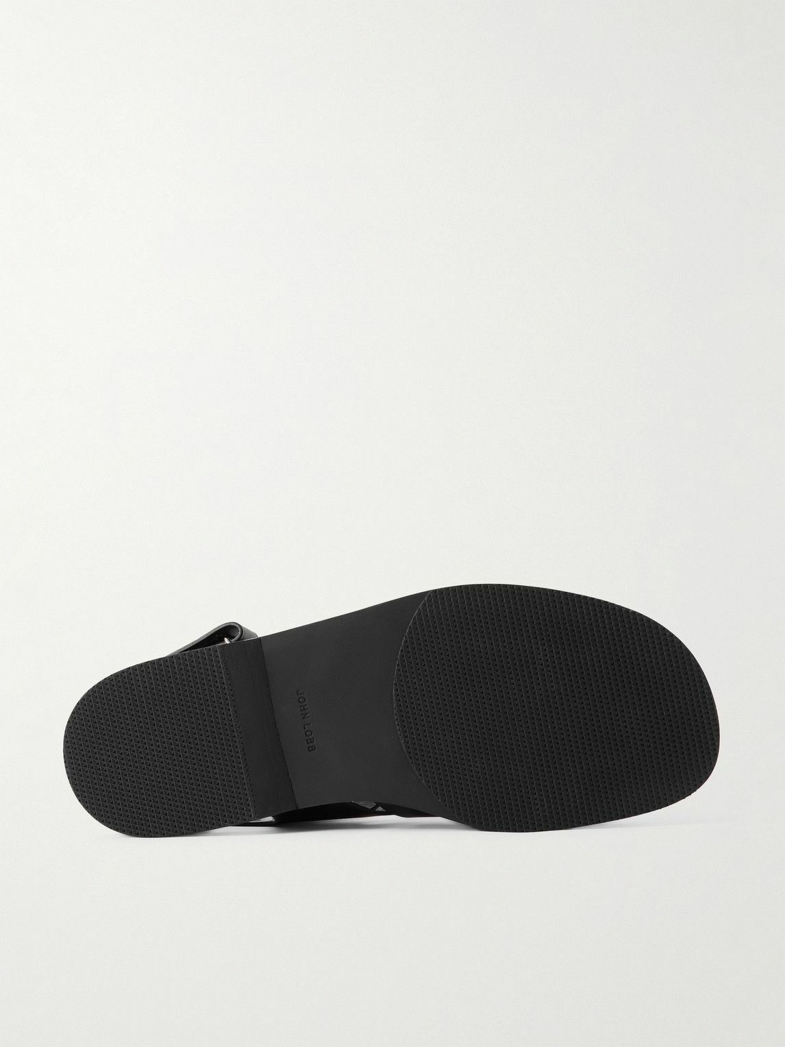 John Lobb - Seaford Woven Leather Sandals - Black