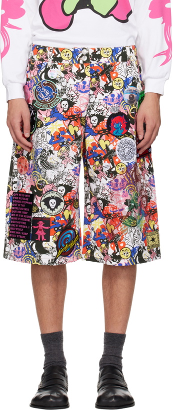 Photo: Chopova Lowena Multicolor Cosmos Shorts