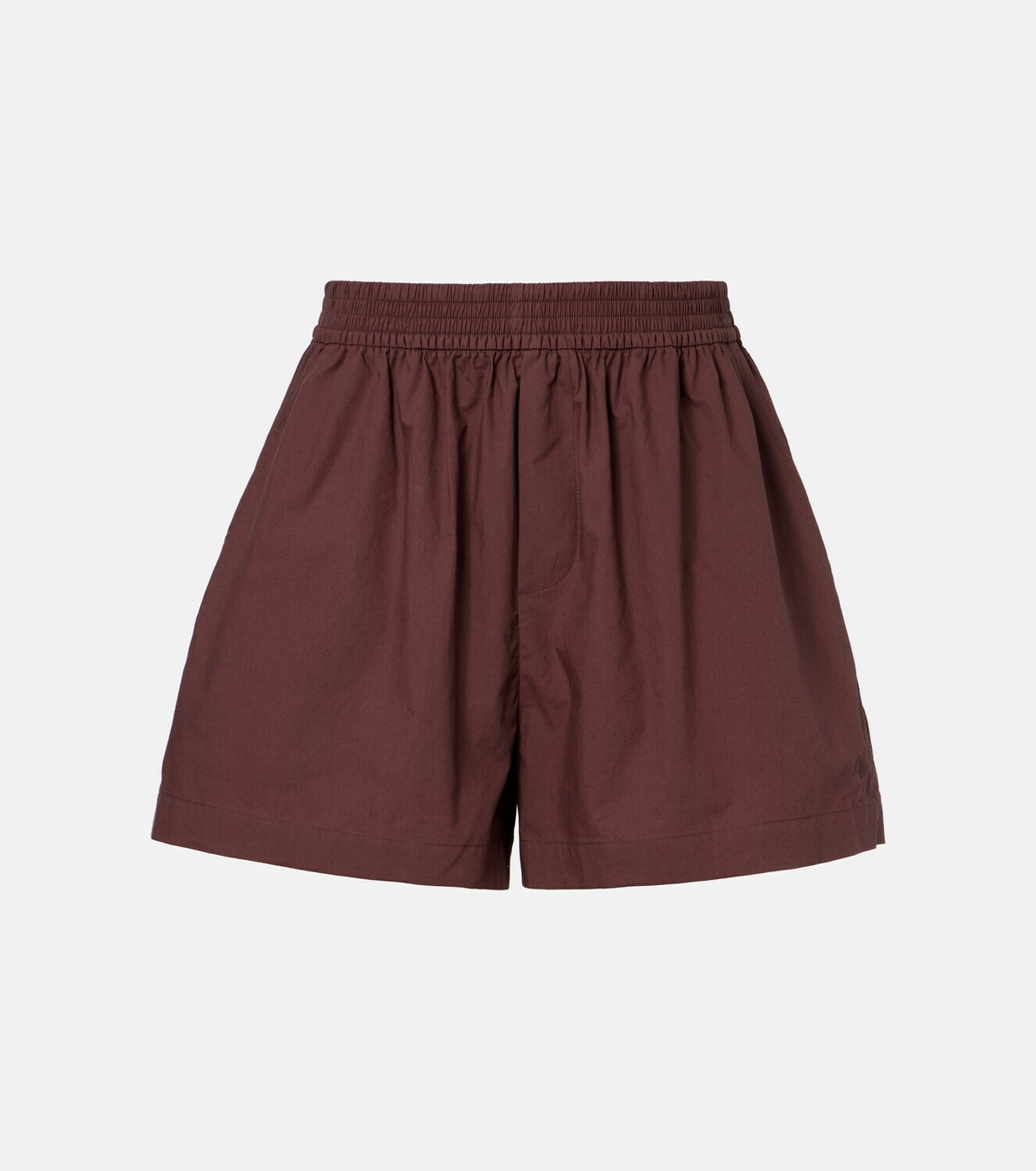Varley Morales cotton poplin shorts