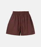 Varley Morales cotton poplin shorts