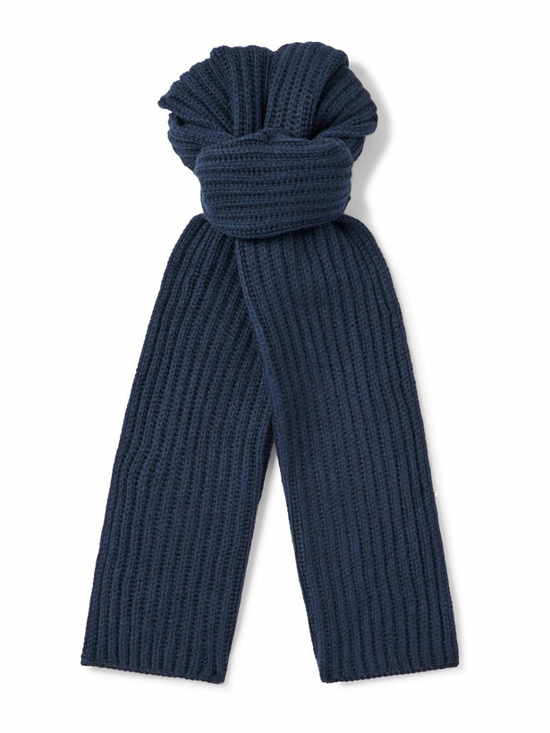 Photo: Loro Piana - Ribbed Cashmere Scarf