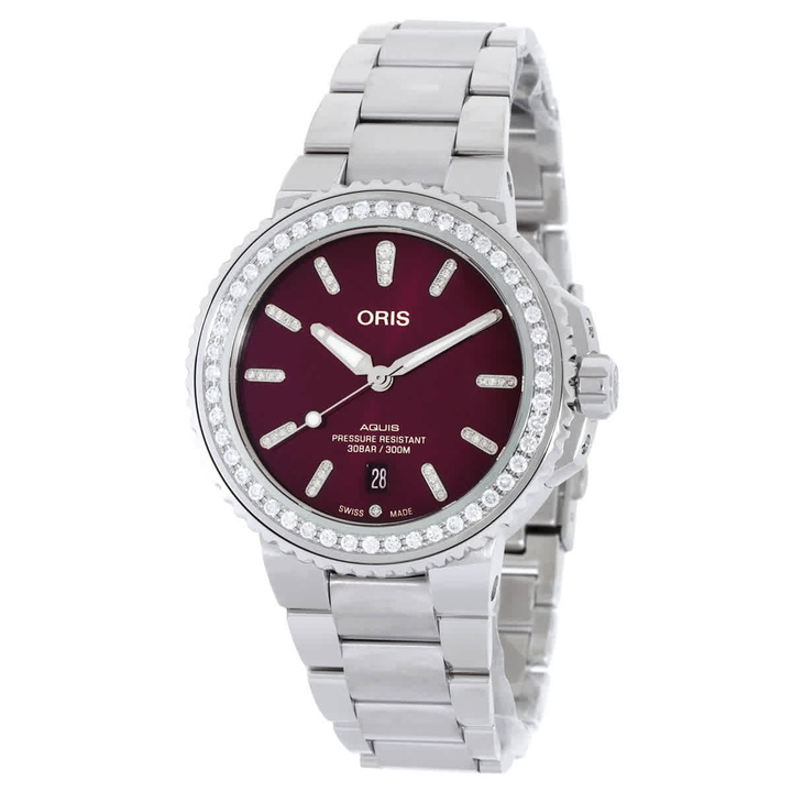 Photo: Oris Aquis Automatic Diamond Unisex Watch 01 733 7766 4998-07 8 22 05PEB