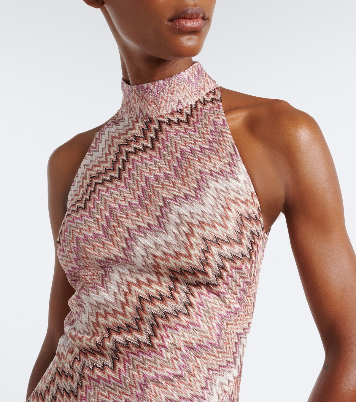 Missoni Zig Zag lamé minidress
