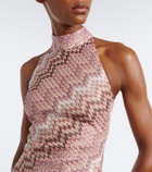 Missoni Zig Zag lamé minidress