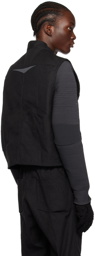 HOKITA Black Paneled Vest