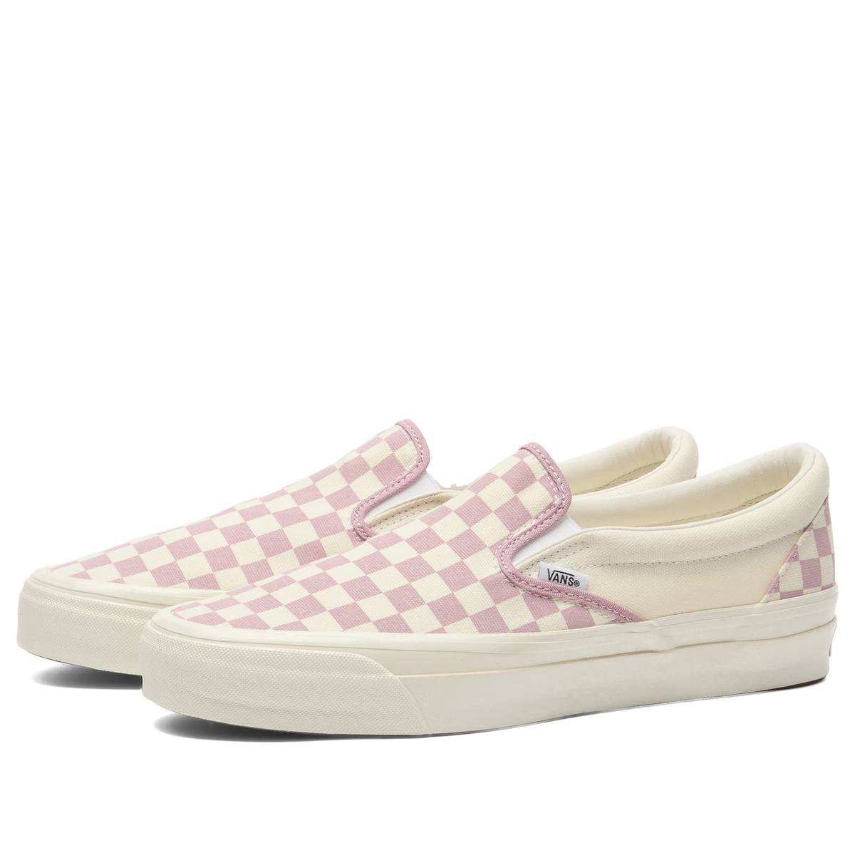 Vans LX Classic Slip-On 98 sneaker in Checkerboard Pink Dawn