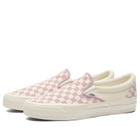 Vans LX Classic Slip-On 98 sneaker in Checkerboard Pink Dawn