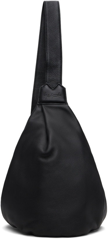 Photo: YOHJI YAMAMOTO Black Tuck Sling Small Bag