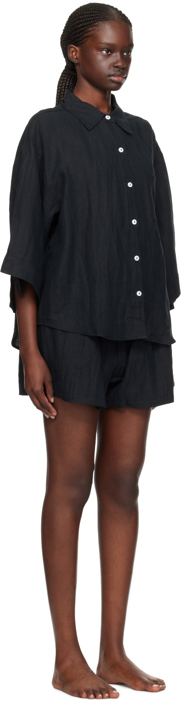 Deiji Studios Black 'The 03' Pyjama Set