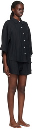 Deiji Studios Black 'The 03' Pyjama Set
