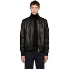 Belstaff Black Leather Clenshaw Jacket