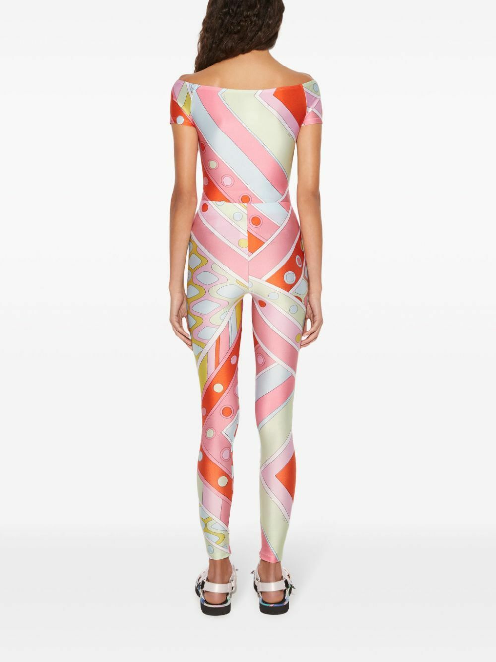 PUCCI Blue Vivara-Print Performance Leggings
