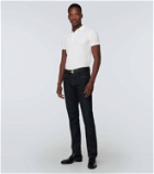 Tom Ford Silk and cotton polo shirt
