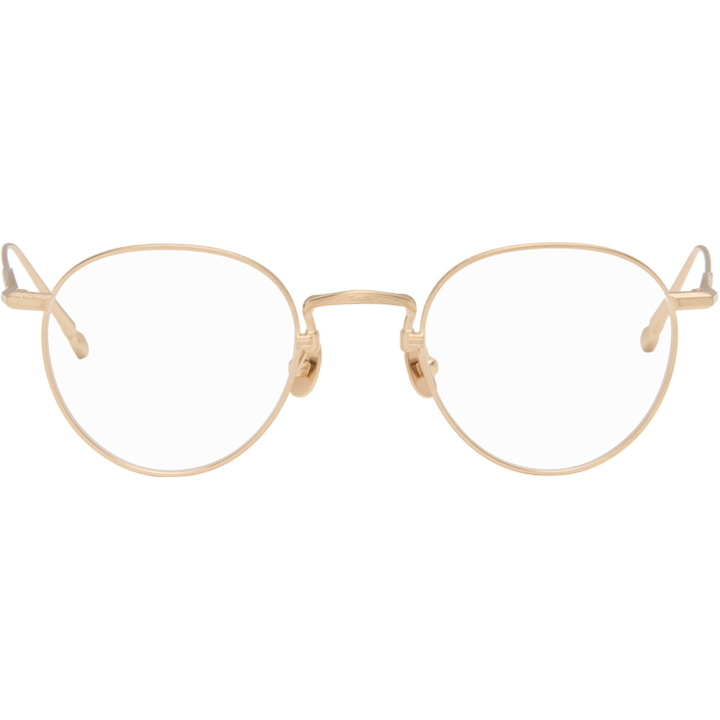 Photo: Matsuda Gold M3165 Glasses