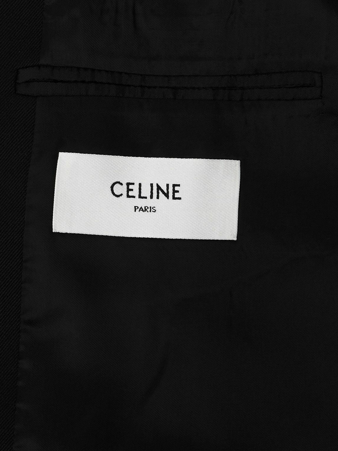 CELINE - Chasseur Officier Wool-Twill Jacket - Black