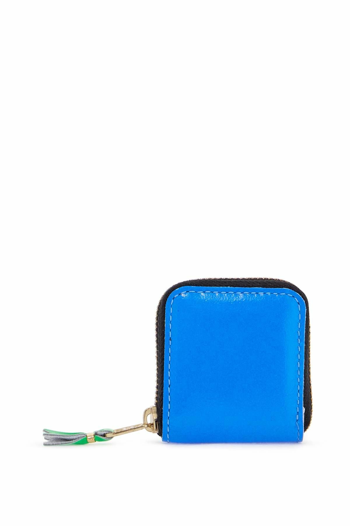 COMME DES GARCONS WALLET super fluo bright blue goat leather unisex wallet Blue