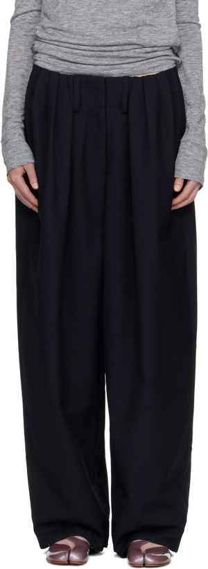 Photo: OPEN YY Black Full Gather Trousers