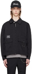 UNDERCOVER Black Zip jacket