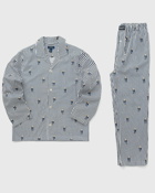 Polo Ralph Lauren L/S Pj Set Sleep Set Blue/White - Mens - Sleep  & Loungewear