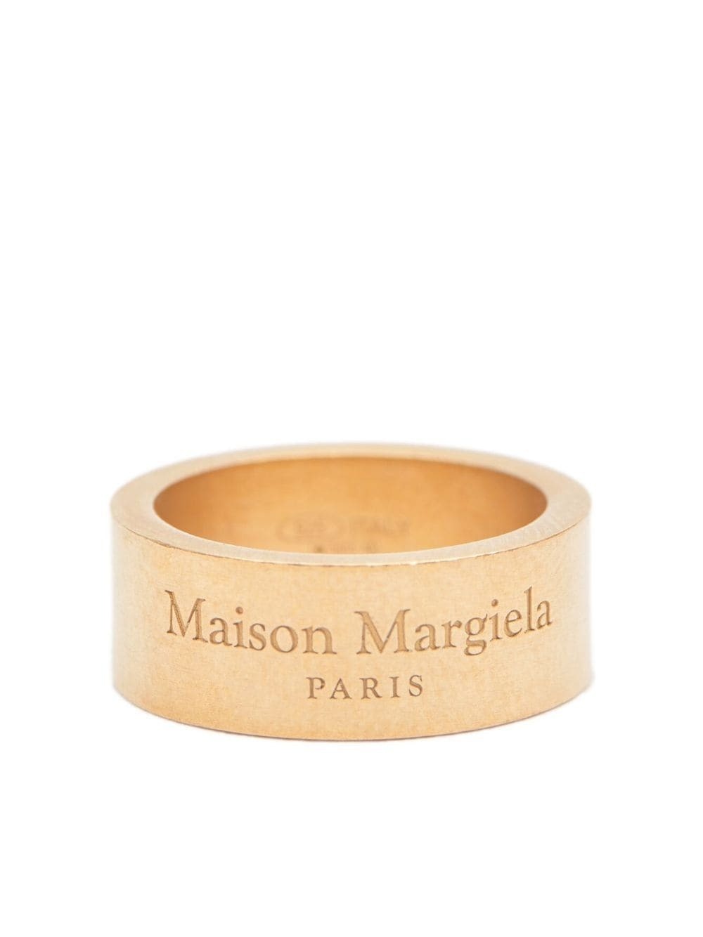 MAISON MARGIELA - Ring With Engraved Logo Maison Margiela