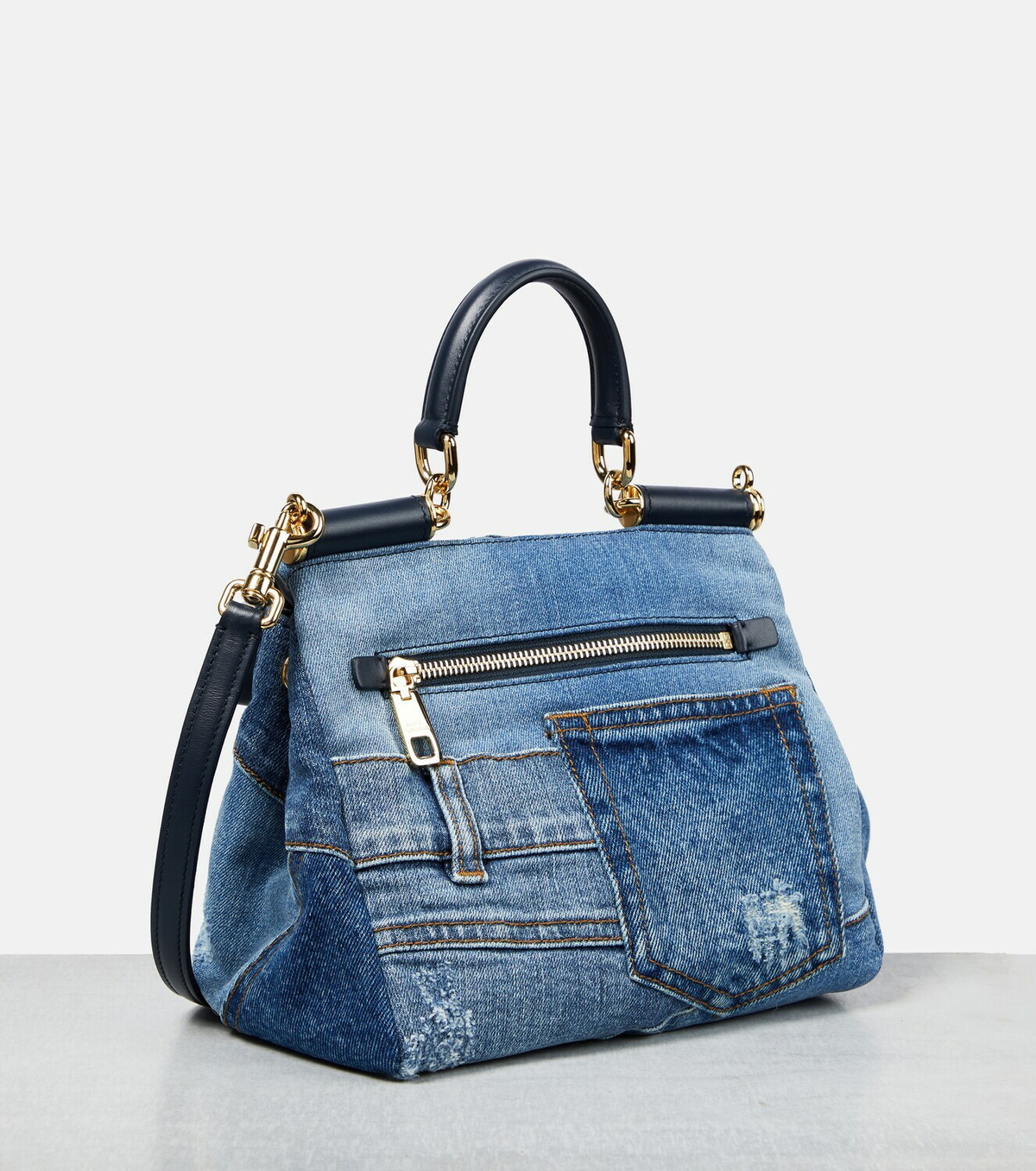 Dolce&Gabbana - Sicily Small denim tote bag Dolce & Gabbana