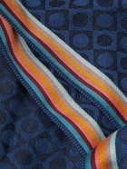 PAUL SMITH - Virgin Wool and Silk-Blend Jacquard Scarf