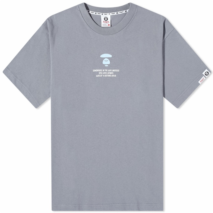 Photo: Men's AAPE Universe T-Shirt in Grey