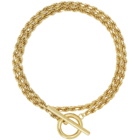 All Blues Gold Double Lap Rope Bracelet