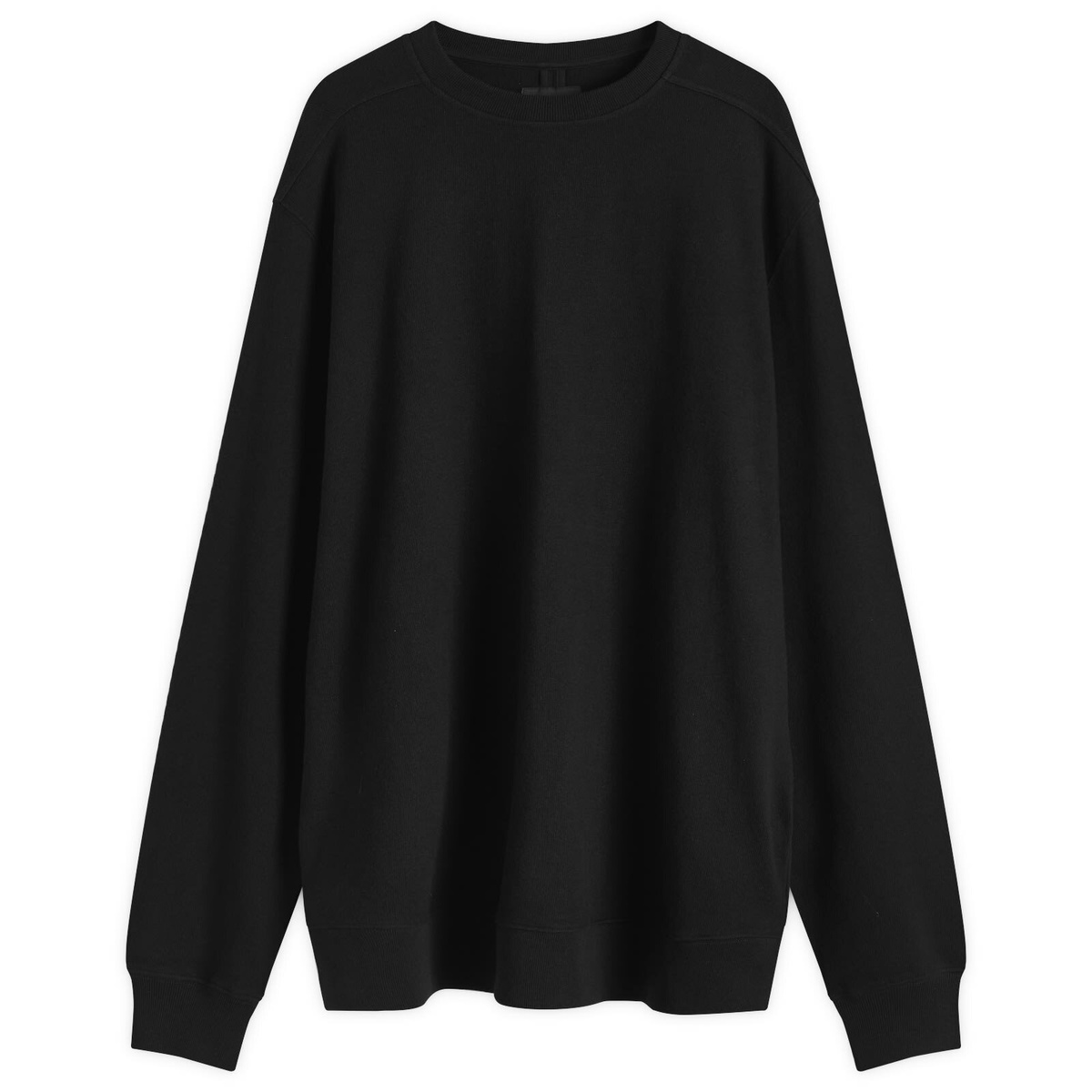 Rick Owens Men's x Moncler Jumbo Crew Sweat in Black Rick Owens