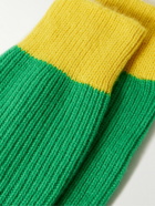 Guest In Residence - Two-Tone Ribbed Cashmere Socks