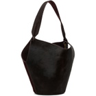 KHAITE Burgundy Lotus Mini Tote
