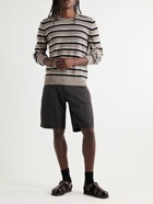 A.P.C. - Anthony Striped Virgin Wool Sweater - Brown