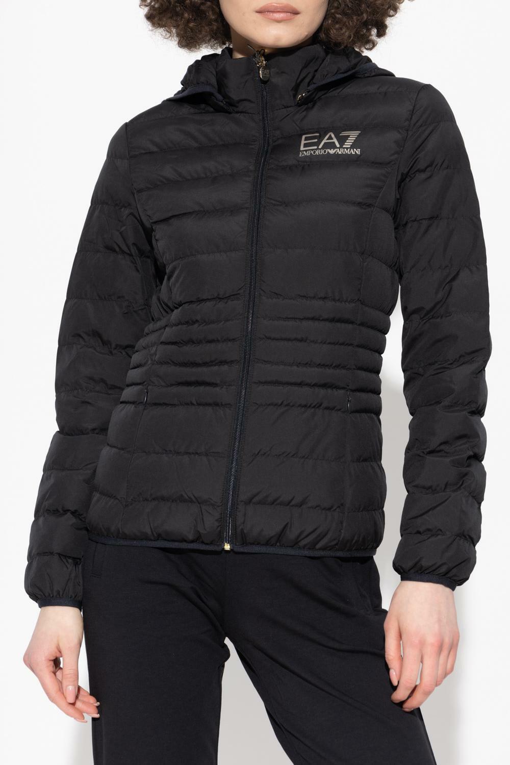 Ea7 Emporio Armani Quilted Jacket With Logo