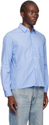 John Elliott Blue Hemi Shirt
