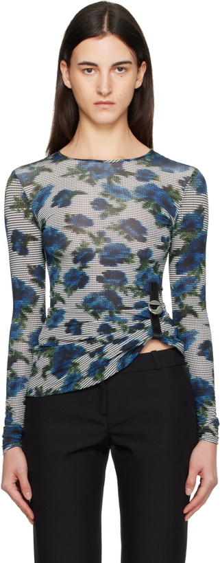 Photo: Coperni Blue & White Suspended ASCII T-shirt