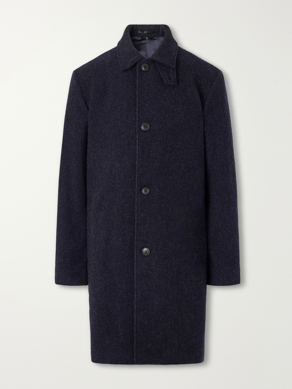 Sunspel - Wool-Tweed Coat - Blue